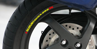 Suzuki GSXR 600 Rim Decal set