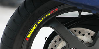 Suzuki Katana 600 Rim Decal set