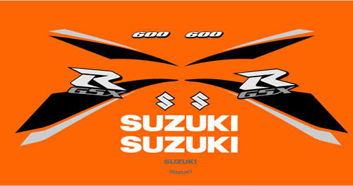 Suzuki K9 600 2009 Decal set