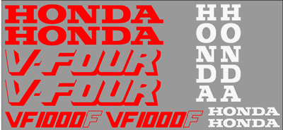 Honda VF1000F Decal Set
