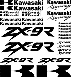 Kawasaki ZX-9R 28 Decal Set 